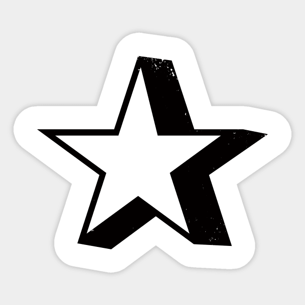 Drop Shadow Star Sticker by PsychicCat